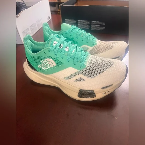 The North Face Women's Teal and White Running Shoes Vectiv Pros - Picture 1 of 5